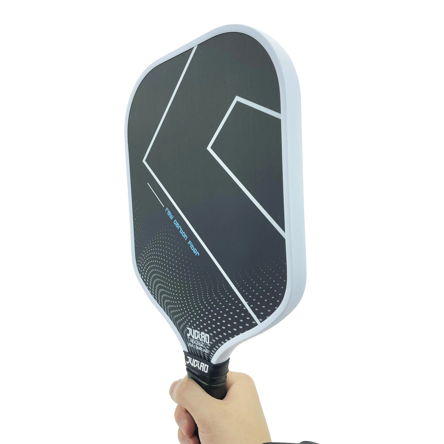 Juciao T700 Raw Carbon Fiber Pickleball Paddle with Large Sweet Spot 16MM Control & Power Pickleball Racket