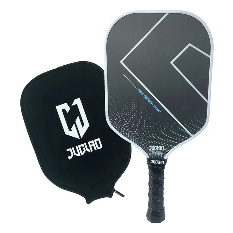 Juciao T700 Raw Carbon Fiber Pickleball Paddle with Large Sweet Spot 16MM Control & Power Pickleball Racket