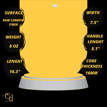 3K RAW CARBON GRIP PADDLE