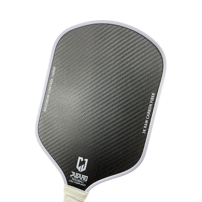 3K Raw Carbon Surface with High Grit & Spin USAPA Compliant with 16MM Polypropylene Honeycomb Core Lightweight Pickleball Paddle