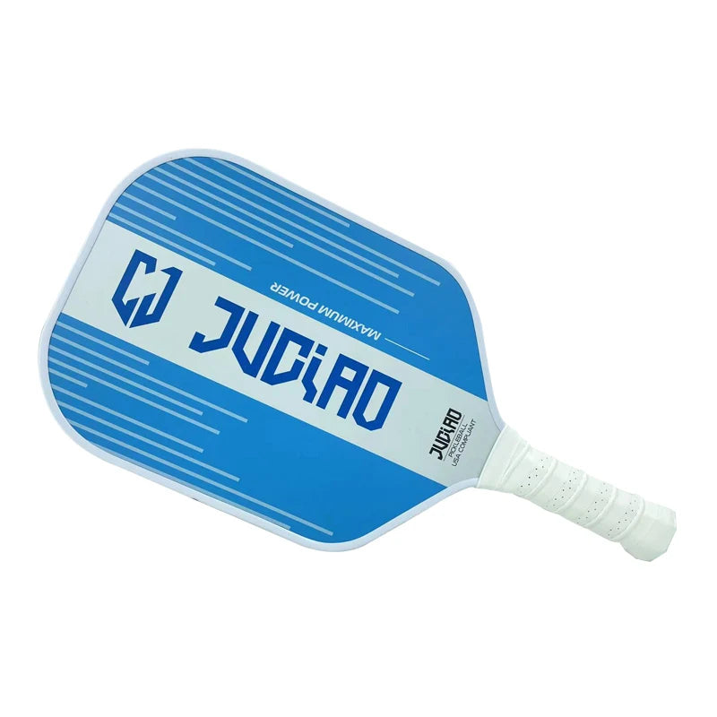 Juciao Pickleball Paddle Carbon Fiber Surface Enhance Sweet Spot 16Mm Polypropylene Honeycomb Core Pickleball Racket